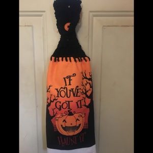 Pumpkin dishtowel